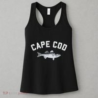 Cape Cod Striper Striped Bass Fun Fishing Women's Tank Top thumb 3