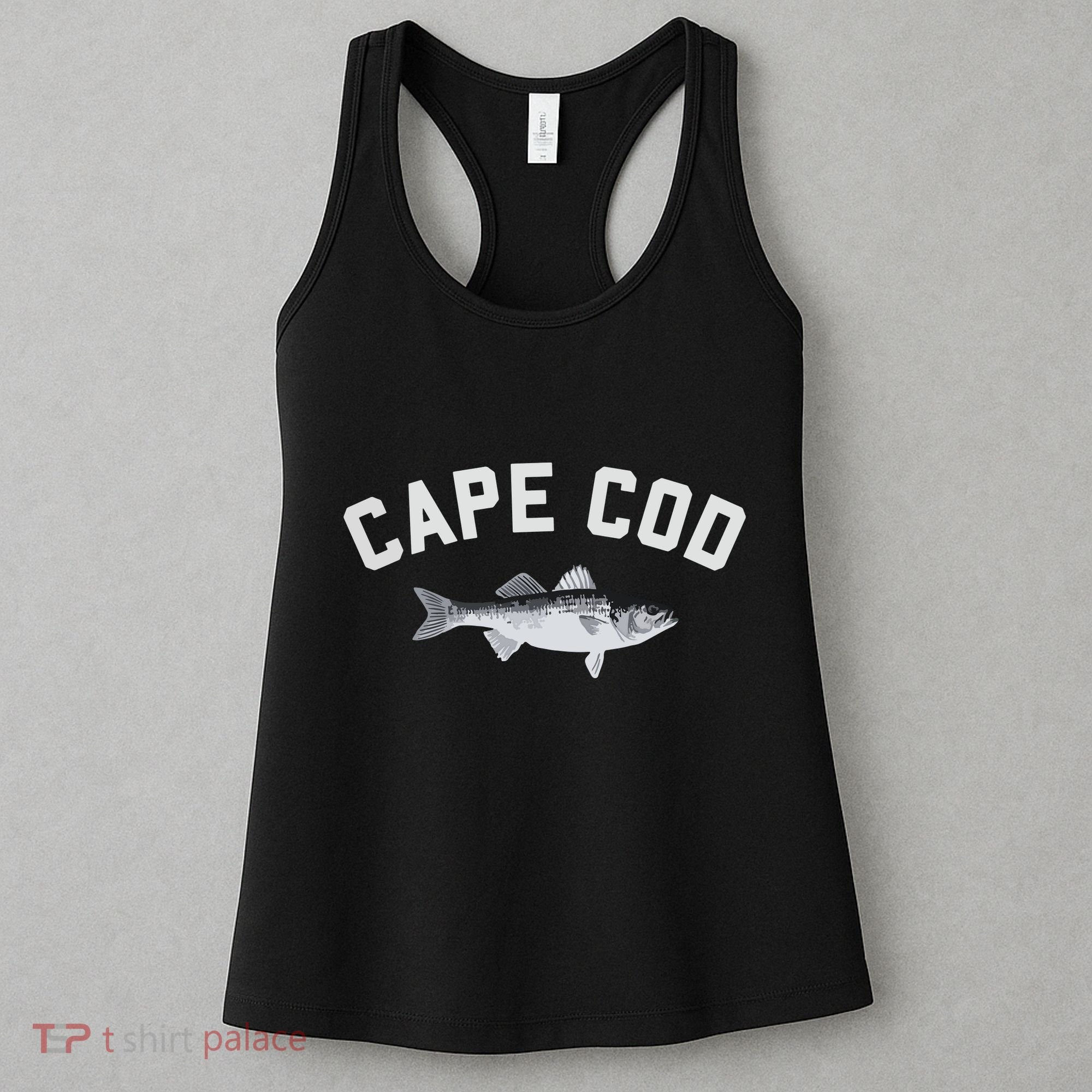 Cape Cod Striper Striped Bass Fun Fishing Women's Tank Top