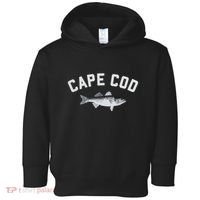 Cape Cod Striper Striped Bass Fun Fishing Toddler Hoodie thumb 0