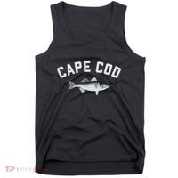 Cape Cod Striper Striped Bass Fun Fishing Tank Top thumb 0