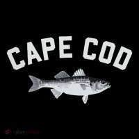 Cape Cod Striper Striped Bass Fun Fishing Women's Long Sleeve Shirt thumb 2