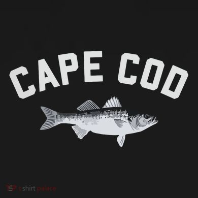 Cape Cod Striper Striped Bass Fun Fishing Women's T-Shirt