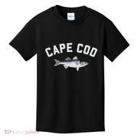 Cape Cod Striper Striped Bass Fun Fishing Kids T-Shirt thumb 0