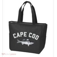 Cape Cod Striper Striped Bass Fun Fishing Tote Bag thumb 3