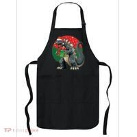 Cool Christmas Santa Japanese Monster Kaiju Apron thumb 0