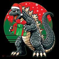 Cool Christmas Santa Japanese Monster Kaiju Coffee Mug thumb 5