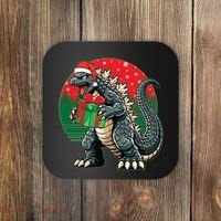 Cool Christmas Santa Japanese Monster Kaiju Coaster thumb 0