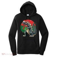 Cool Christmas Santa Japanese Monster Kaiju Women's Hoodie thumb 0
