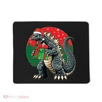 Cool Christmas Santa Japanese Monster Kaiju Mousepad thumb 0