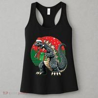 Cool Christmas Santa Japanese Monster Kaiju Women's Tank Top thumb 3