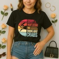 Crab Crabmeat Seafood Crabbing Crabs Crabby Comfort Colors Boxy T-Shirt thumb 2