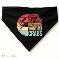 Crab Crabmeat Seafood Crabbing Crabs Crabby USA-Made Doggie Bandana thumb 0