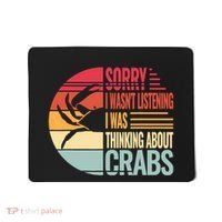 Crab Crabmeat Seafood Crabbing Crabs Crabby Mousepad thumb 0