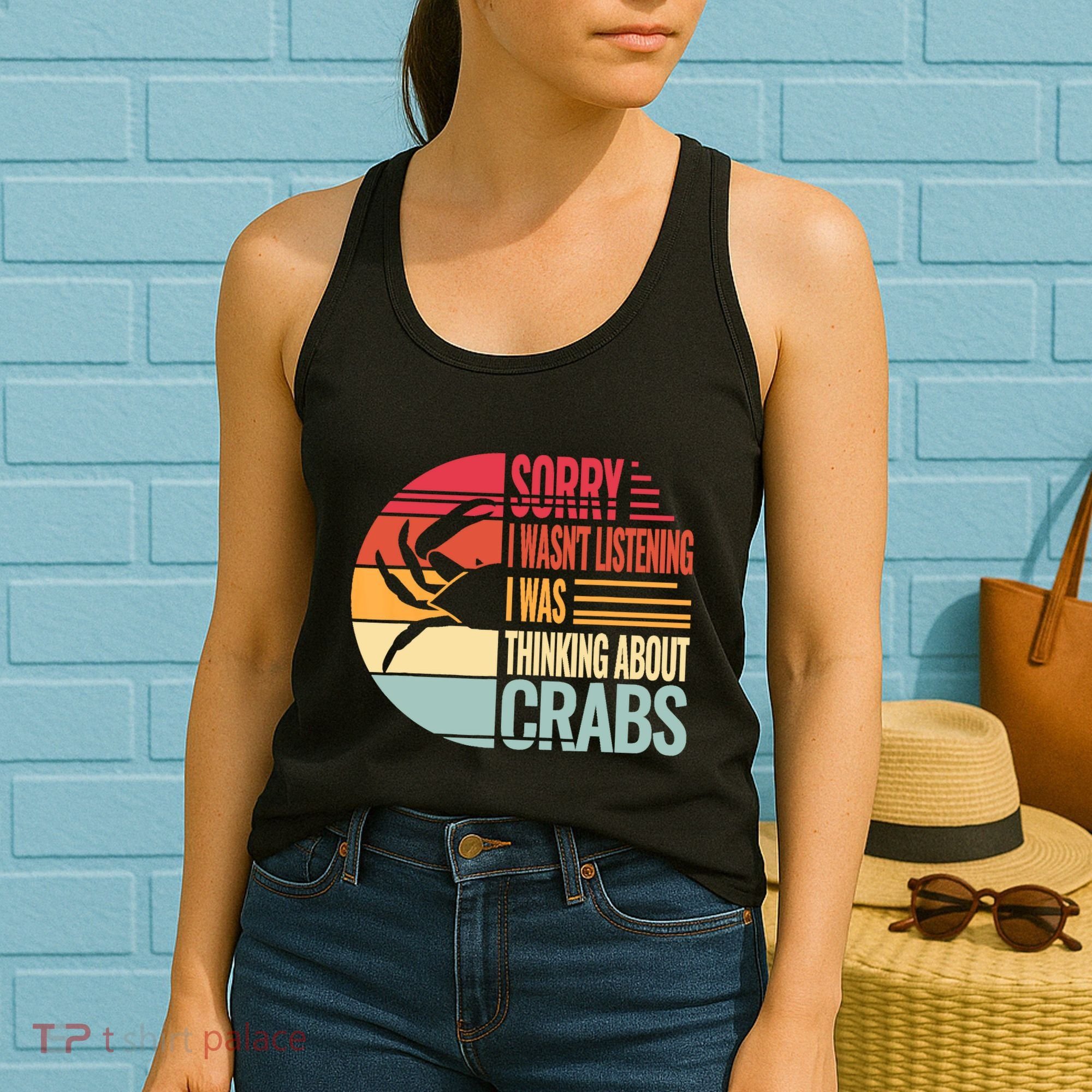 Crab Crabmeat Seafood Crabbing Crabs Crabby Women's Tank Top