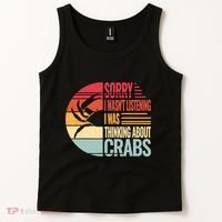 Crab Crabmeat Seafood Crabbing Crabs Crabby Tank Top thumb 2