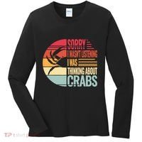 Crab Crabmeat Seafood Crabbing Crabs Crabby Women's Long Sleeve Shirt thumb 0