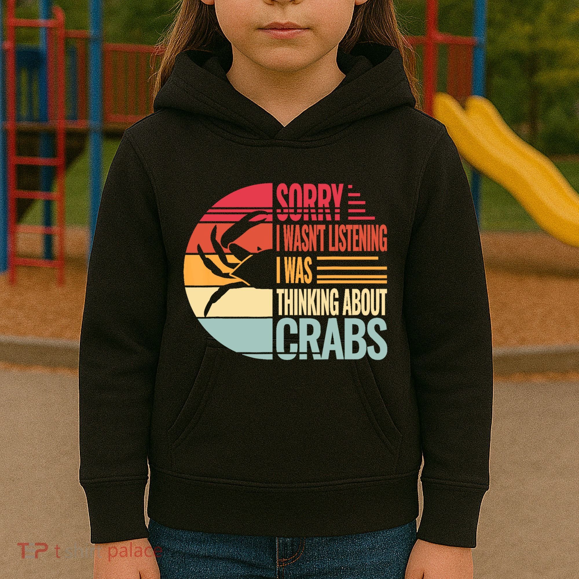 Crab Crabmeat Seafood Crabbing Crabs Crabby Kids Hoodie