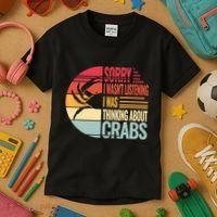 Crab Crabmeat Seafood Crabbing Crabs Crabby Kids T-Shirt thumb 3