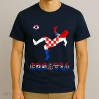 Croatia Croatian Soccer Player Croatian Pride Croatian Flag T-Shirt thumb 3