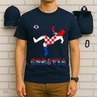 Croatia Croatian Soccer Player Croatian Pride Croatian Flag T-Shirt thumb 6