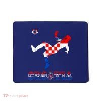 Croatia Croatian Soccer Player Croatian Pride Croatian Flag Mousepad thumb 0
