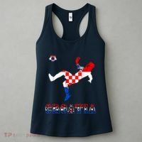 Croatia Croatian Soccer Player Croatian Pride Croatian Flag Women's Tank Top thumb 3