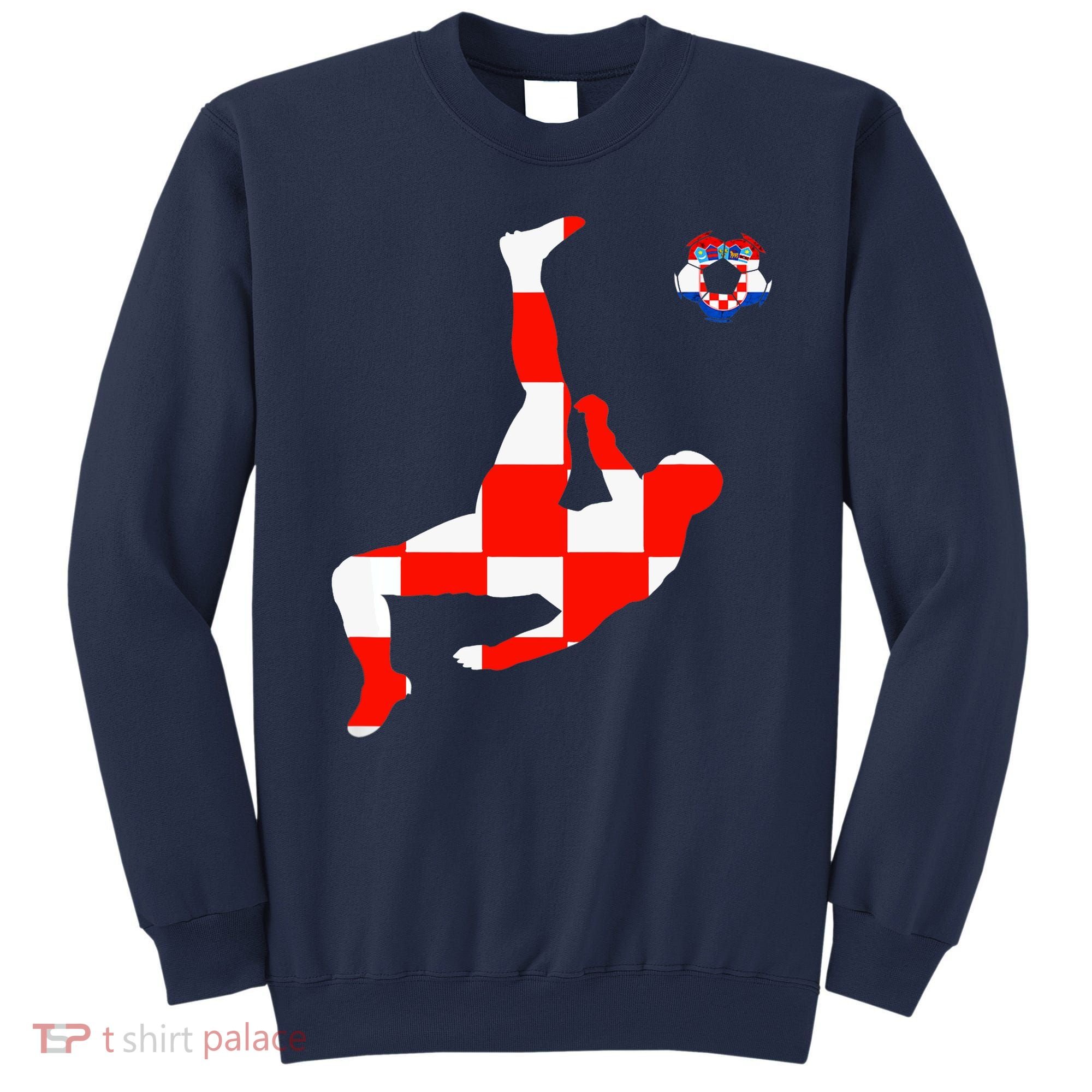 Croatia Croatian Soccer Player Croatian Pride Croatian Flag Sweatshirt