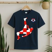 Croatia Croatian Soccer Player Croatian Pride Croatian Flag T-Shirt thumb 2