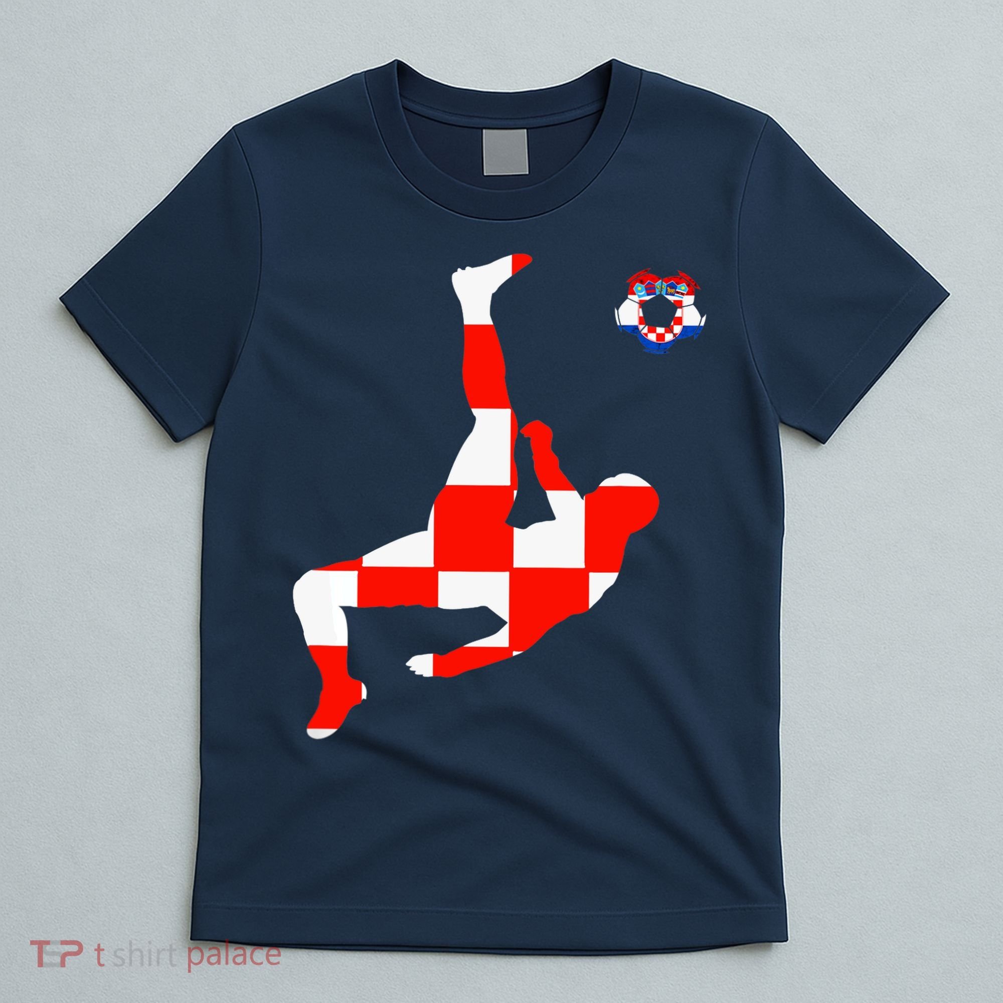 Croatia Croatian Soccer Player Croatian Pride Croatian Flag T-Shirt