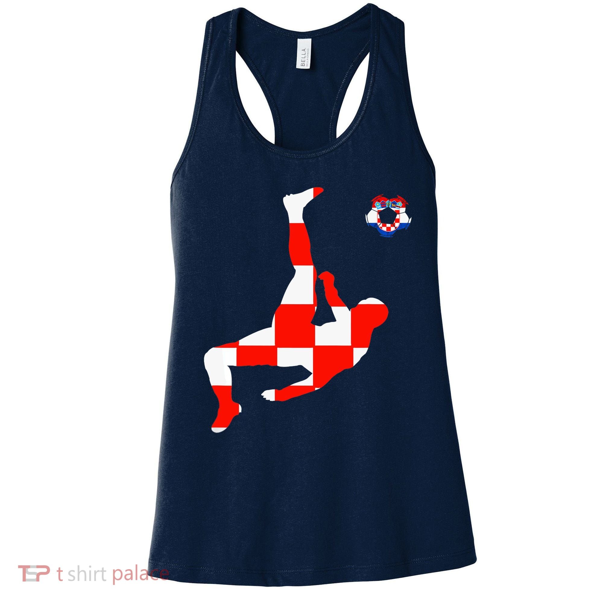 Croatia Croatian Soccer Player Croatian Pride Croatian Flag Women's Tank Top