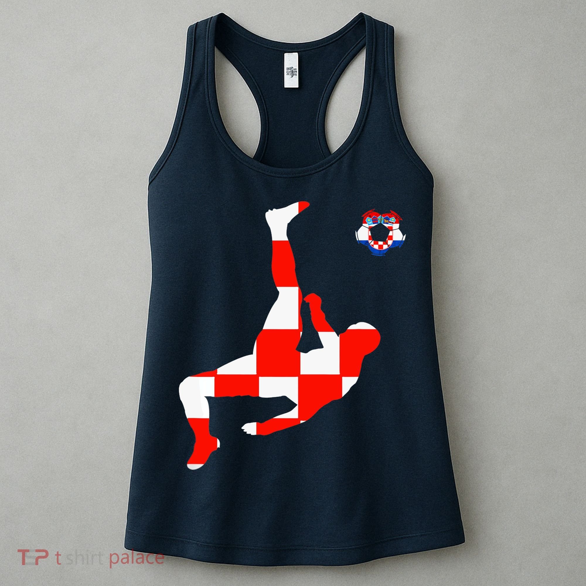 Croatia Croatian Soccer Player Croatian Pride Croatian Flag Women's Tank Top
