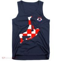 Croatia Croatian Soccer Player Croatian Pride Croatian Flag Tank Top thumb 0