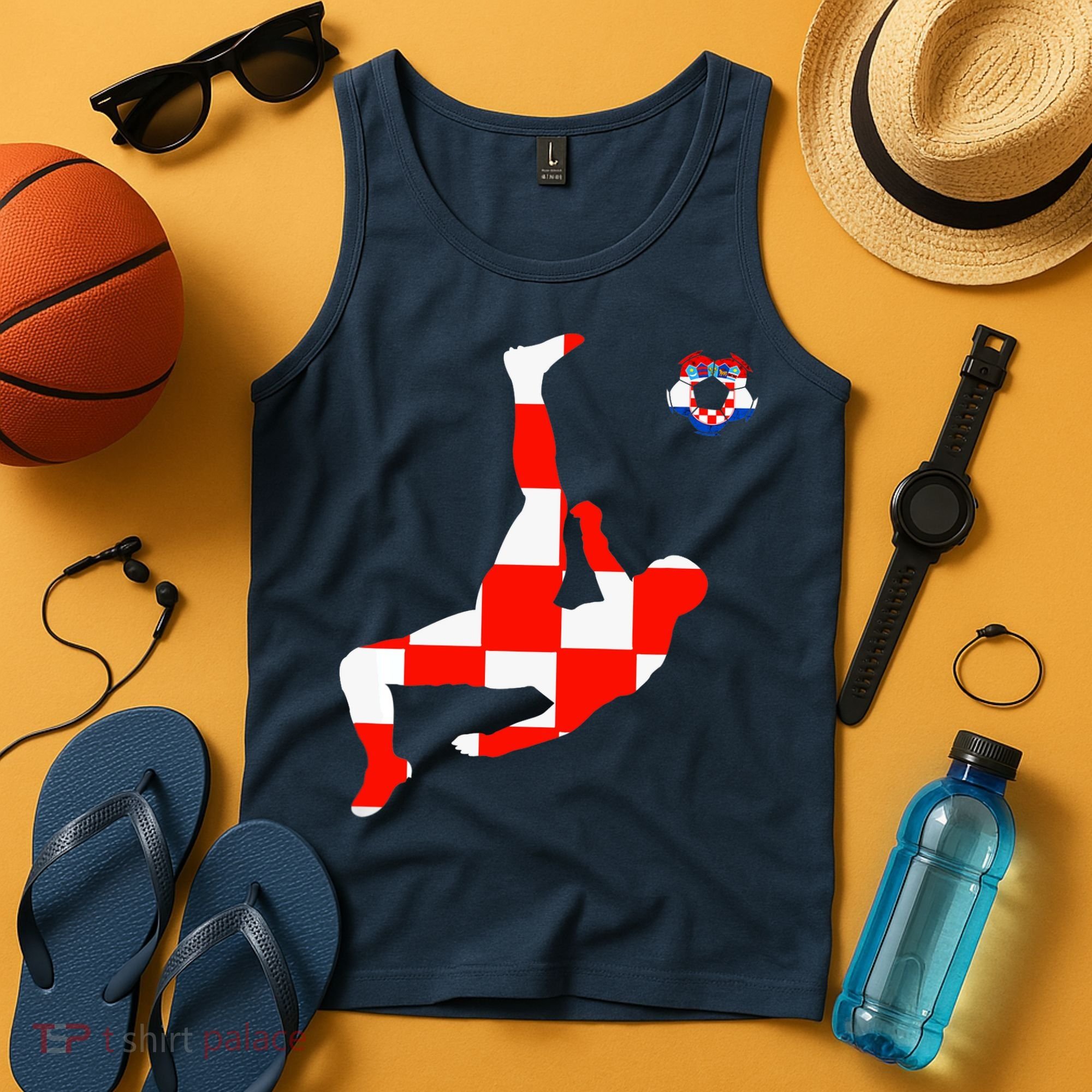 Croatia Croatian Soccer Player Croatian Pride Croatian Flag Tank Top