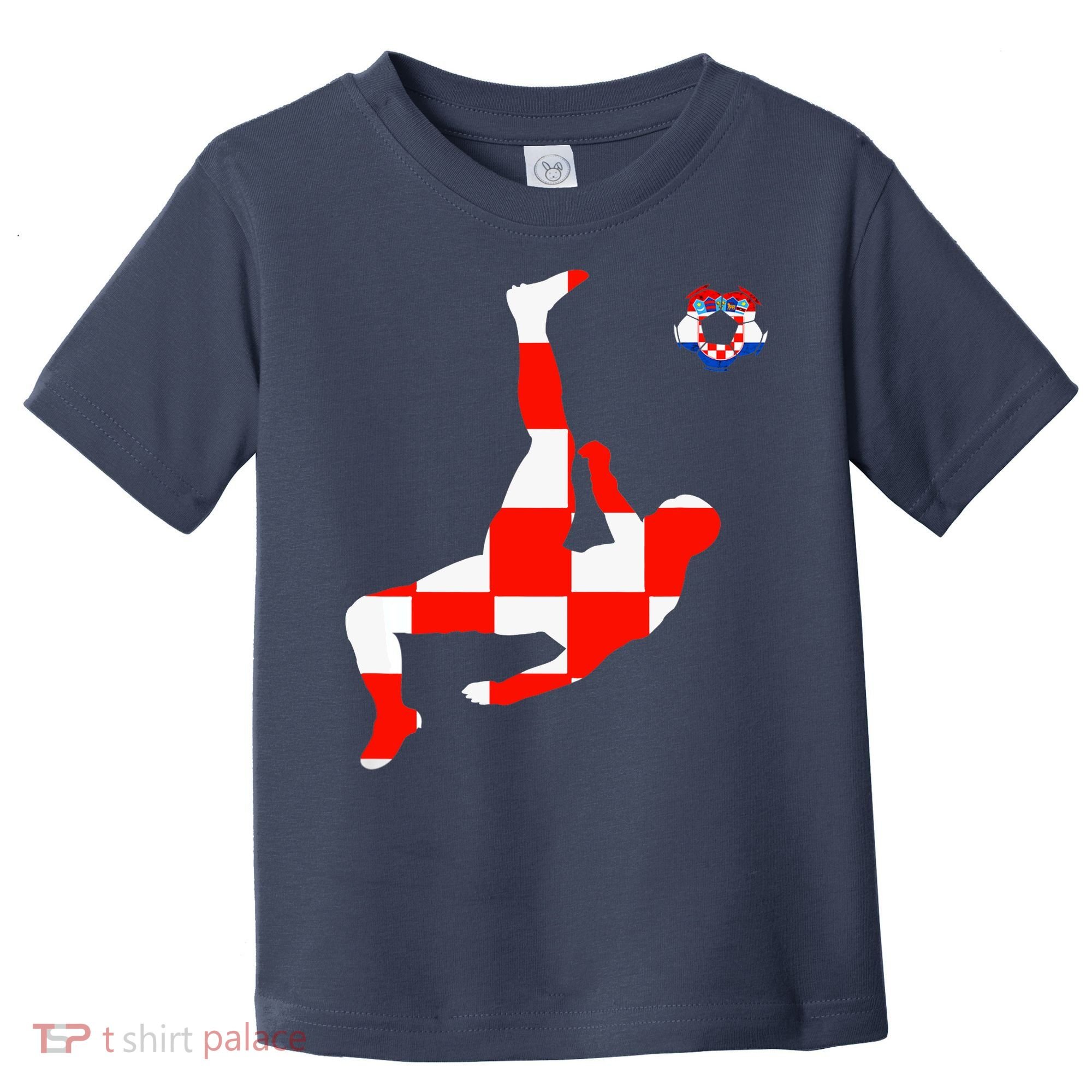 Croatia Croatian Soccer Player Croatian Pride Croatian Flag Toddler T-Shirt