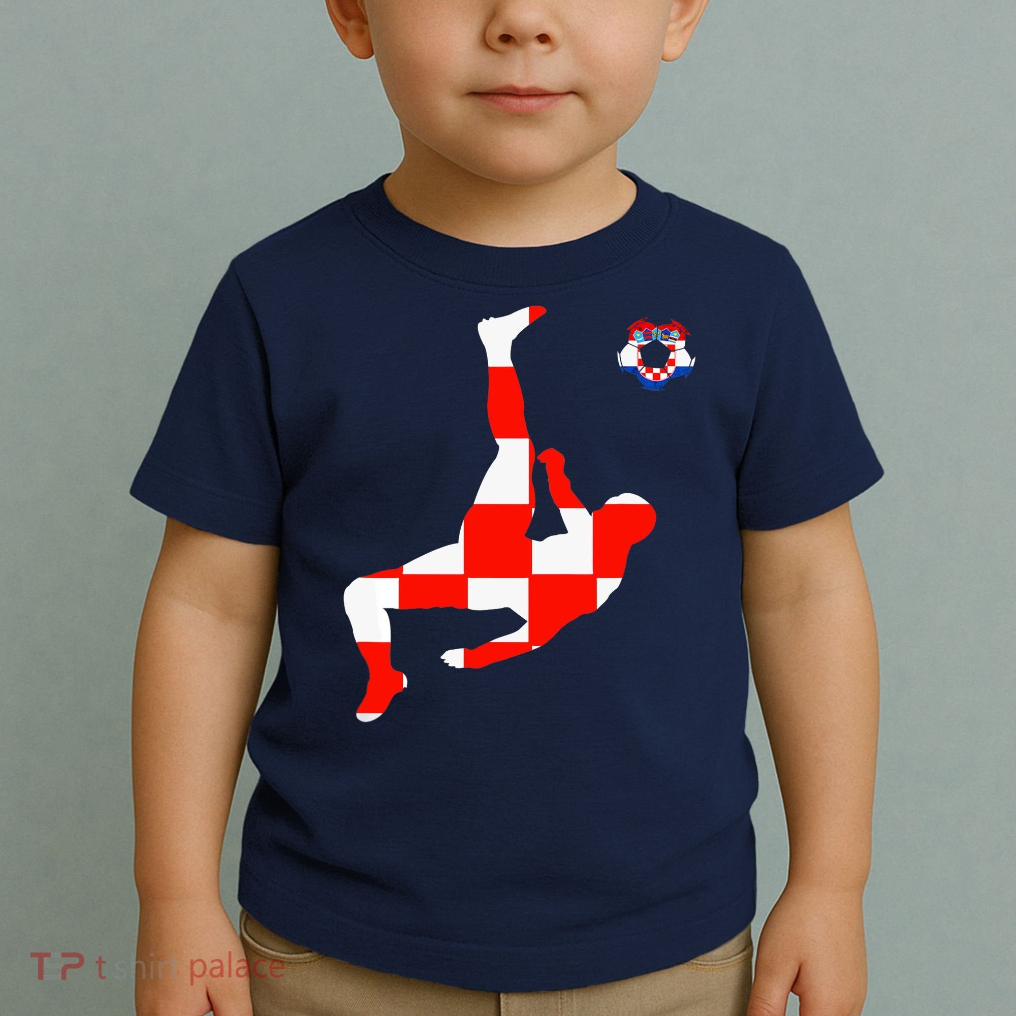 Croatia Croatian Soccer Player Croatian Pride Croatian Flag Toddler T-Shirt