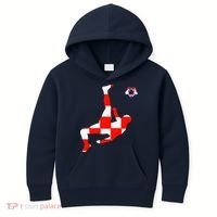 Croatia Croatian Soccer Player Croatian Pride Croatian Flag Kids Hoodie thumb 0