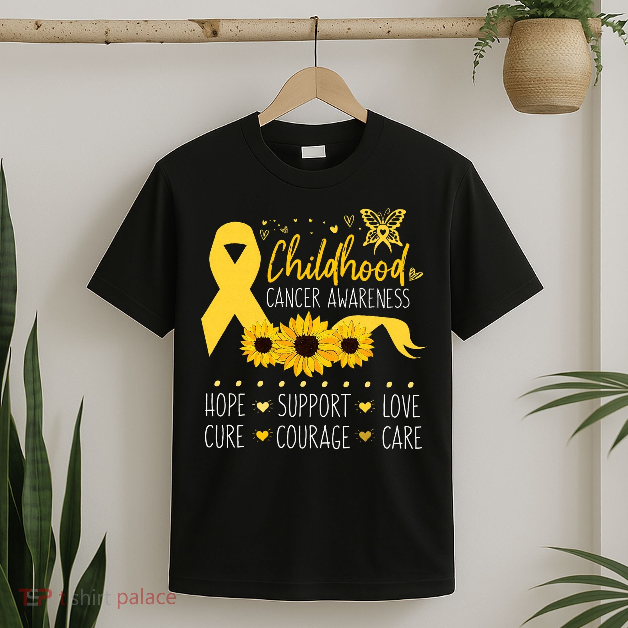 Childhood Cancer Support Family Childhood Cancer Awareness T-Shirt