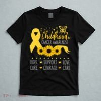 Childhood Cancer Support Family Childhood Cancer Awareness T-Shirt thumb 5