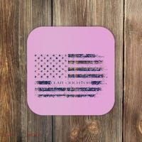Clan Crichton Scottish Tartan Us Flag Kilt Scotland Coaster thumb 0