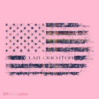 Clan Crichton Scottish Tartan Us Flag Kilt Scotland Coaster thumb 2