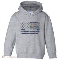 Clan Crichton Scottish Tartan Us Flag Kilt Scotland Toddler Hoodie thumb 0