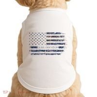 Clan Crichton Scottish Tartan Us Flag Kilt Scotland Doggie Tank thumb 0