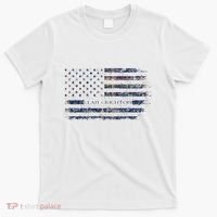 Clan Crichton Scottish Tartan Us Flag Kilt Scotland T-Shirt thumb 0