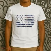 Clan Crichton Scottish Tartan Us Flag Kilt Scotland T-Shirt thumb 3