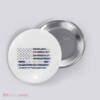 Clan Crichton Scottish Tartan Us Flag Kilt Scotland Button thumb 0
