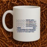 Clan Crichton Scottish Tartan Us Flag Kilt Scotland Coffee Mug thumb 2