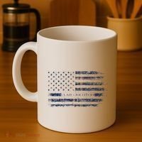 Clan Crichton Scottish Tartan Us Flag Kilt Scotland Coffee Mug thumb 4