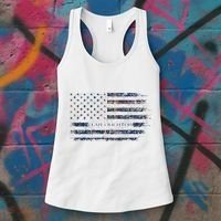 Clan Crichton Scottish Tartan Us Flag Kilt Scotland Women's Tank Top thumb 3