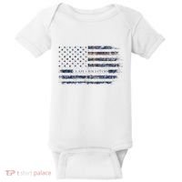Clan Crichton Scottish Tartan Us Flag Kilt Scotland Baby Bodysuit thumb 0
