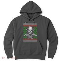 Cool Cowboy Skull Ugly Christmas Sweater Hoodie thumb 0